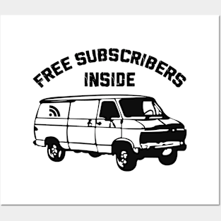 Free Subscribers Inside Posters and Art